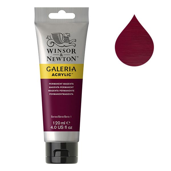 Galeria Acrylverf van Winsor &amp; Newton, 120 ml, Permanent magenta (488)