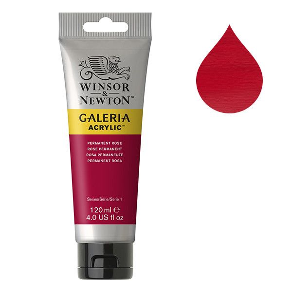 Galeria Acrylverf van Winsor &amp; Newton, 120 ml, Permanent rose (502)