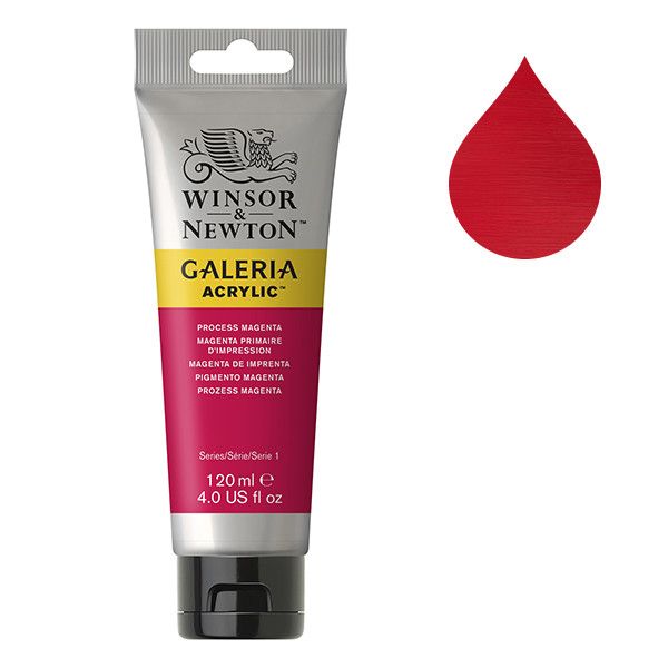 Galeria Acrylverf van Winsor &amp; Newton, 120 ml, Process magenta (533)