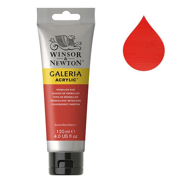 Galeria Acrylverf van Winsor &amp; Newton, 120 ml, Vermilion hue (682)