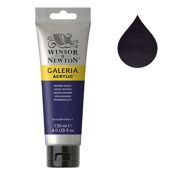 Galeria Acrylverf van Winsor &amp; Newton, 120 ml, Winsor violet (728)