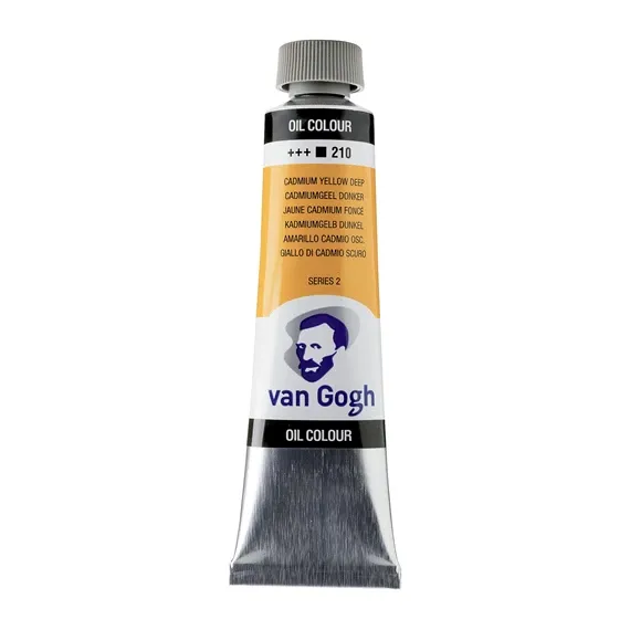 Van Gogh Olieverf, 40 ml, Cadmium Yellow Deep (210)