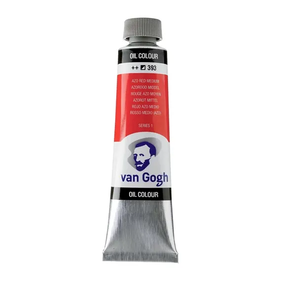Van Gogh Olieverf, 40 ml, Azo Red Medium (393)