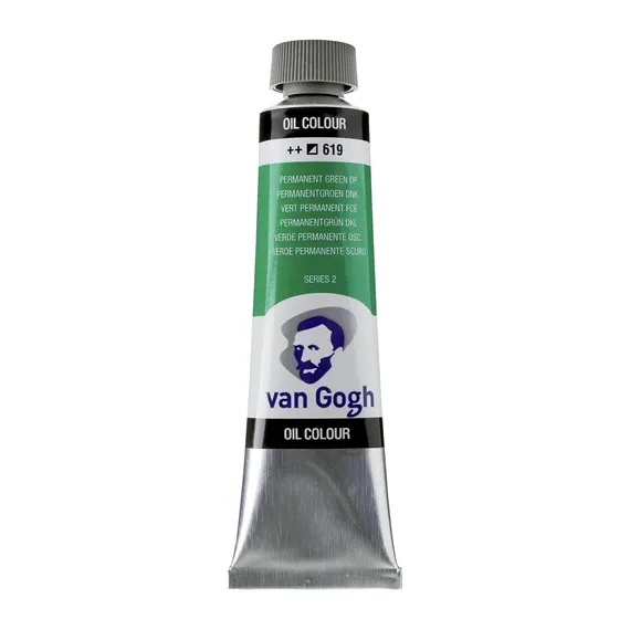 Van Gogh Olieverf, 40 ml, Permanent Green Deep (619)