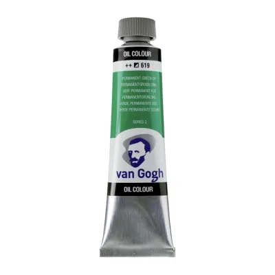 Van Gogh Olieverf, 40 ml, Permanent Green Deep (619)