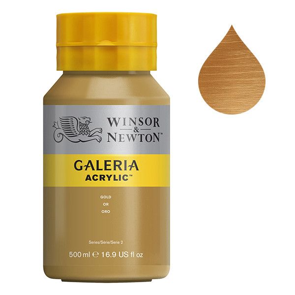 Galeria Acrylverf van Winsor &amp; Newton, 500 ml, Gold (283)