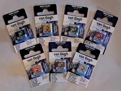 Van Gogh Aquarelverf, Napjes, diverse kleuren