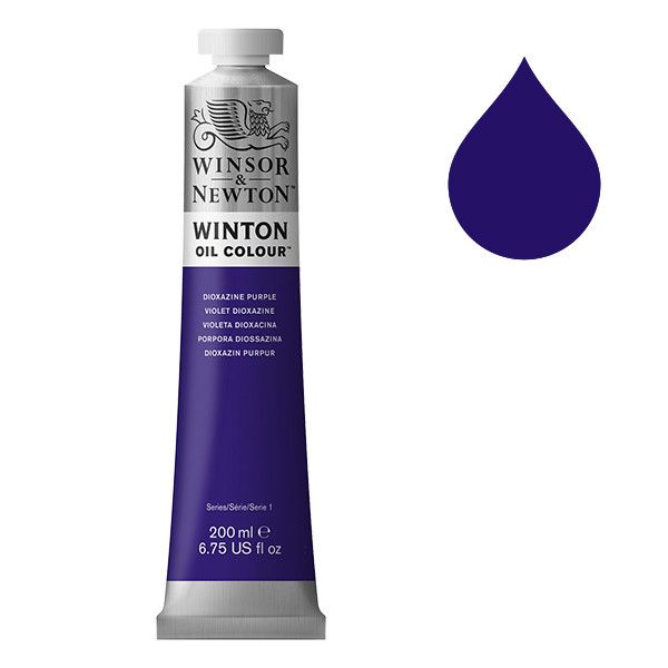 Winton Olieverf van Winsor &amp; Newton, 200 ml, Dioxazine Purple (229)