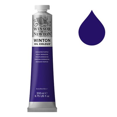 Winton Olieverf van Winsor &amp; Newton, 200 ml, Dioxazine Purple (229)