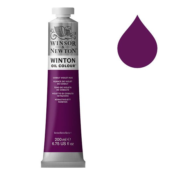 Winton Olieverf van Winsor &amp; Newton, 200 ml, Cobalt Violet Blue (194)