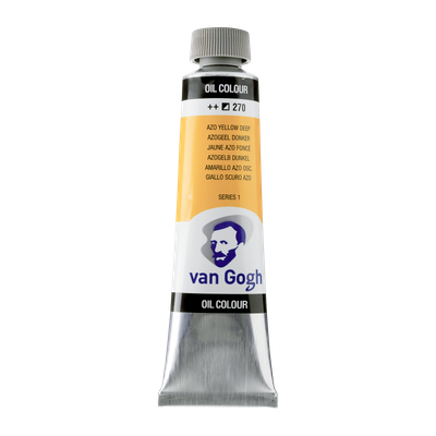 Olieverf 40ml Azogeel Donker