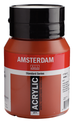 Amsterdam Acrylverf 500ml Sienna Gebrand 411