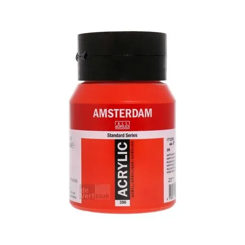 Amsterdam Acrylverf 500ml Naftolrood Middel 396