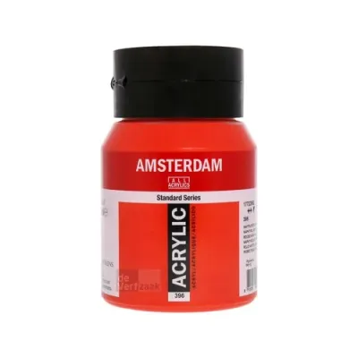 Amsterdam Acrylverf 500ml Naftolrood Middel 396