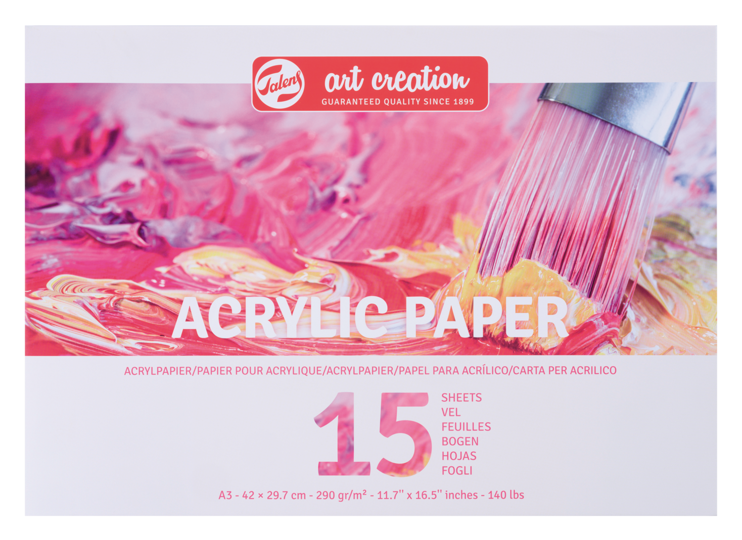 Talens Art Creation Acrylpapier A3 290 g 15 Vellen