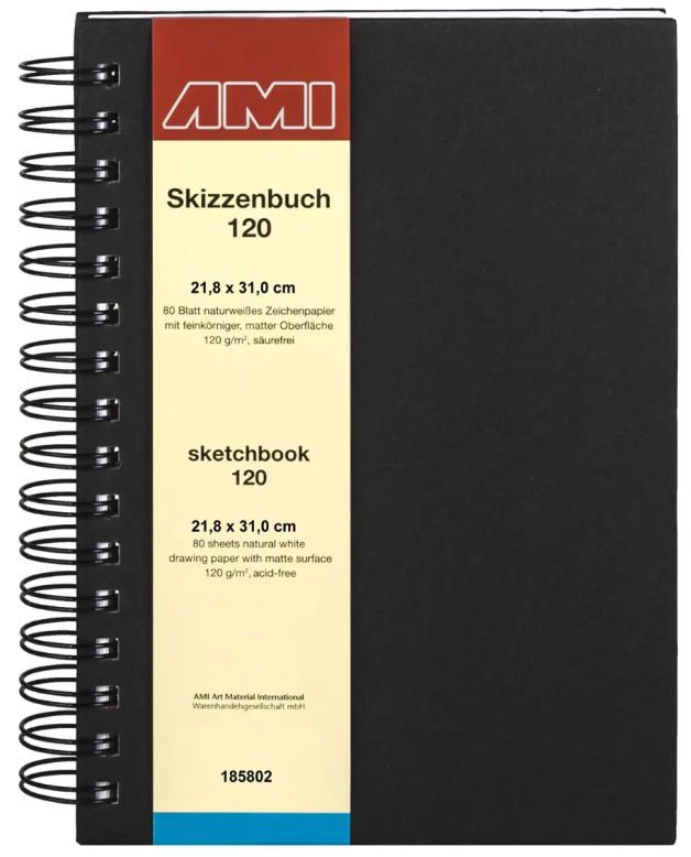 AMI Schetsboek A4, 120 g, 80 vellen