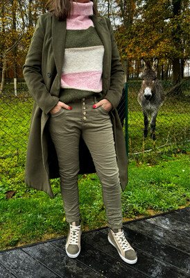 Manteau kaki