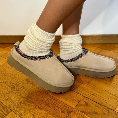 Chaussons fourrés inspi T