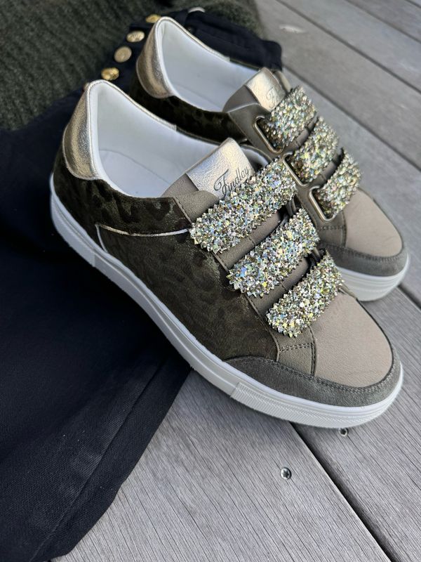 Baskets scratch kaki
