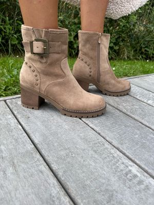 Bottines beige