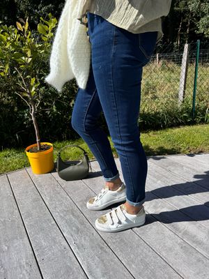 Baskets scratch blanches