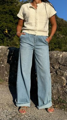Gilet écru