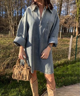 Robe en jeans loose