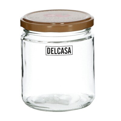 وعاء تخزين زجاجي Delcasa DC1752 400 مل 6 قطع - وعاء زجاجي مقاوم للهواء - خيار أكثر صحة ، أقصى نضارة وآمن في غسالة الأطباق - حاوية تخزين الطعام مع غطاء ، حاوية زجاجية محكمة الإغلاق - متينة وشفافة