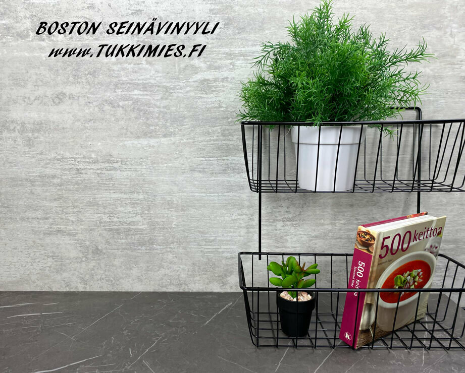 Seinävinyyli Boston - keittiön välitila, kostean tilan seinät ym.