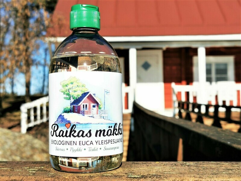Raikas mökki EUCA - yleispesuaine saunan pesuun Raikas mökki EUCA - yleispesuaine saunan pesuun