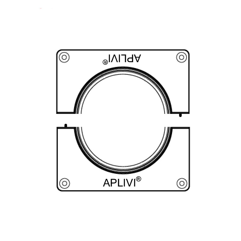 75mm viemäriläpivienti allaskaappeihin
