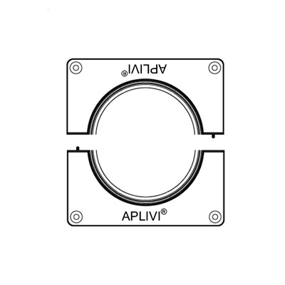 75mm viemäriläpivienti allaskaappeihin