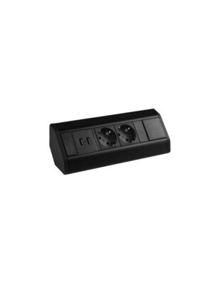 SOLINA CORNER 1 BLACK -USB - kulmapistorasia