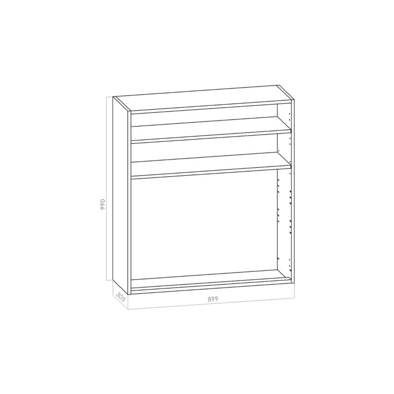 Kuivauskaappi leveys 900mm / K990mm / S305mm - kosteuden kestävä