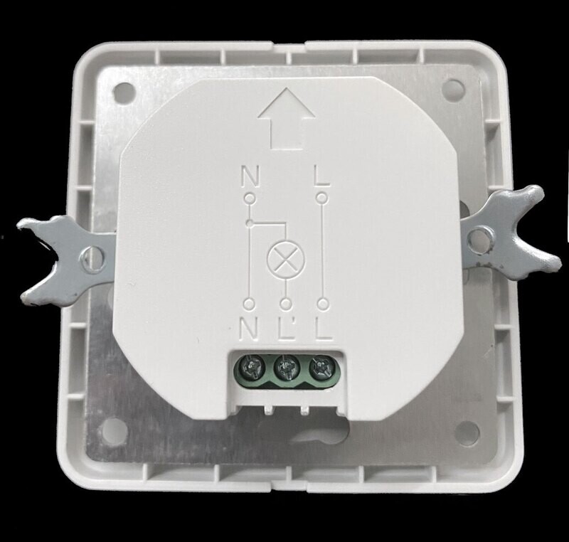 Kosketusvapaa uppoasennettava valo-/sähkökytkin - 5cm - IP20, 1200W