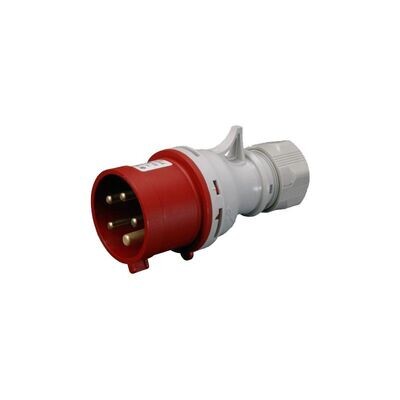 Voimavirta pistotulppa 16A/5P, IP44