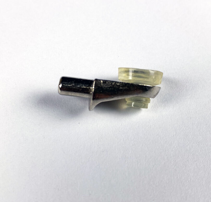 Lasihyllynkannatin imukupilla, Ø 5 mm - 8kpl pussi