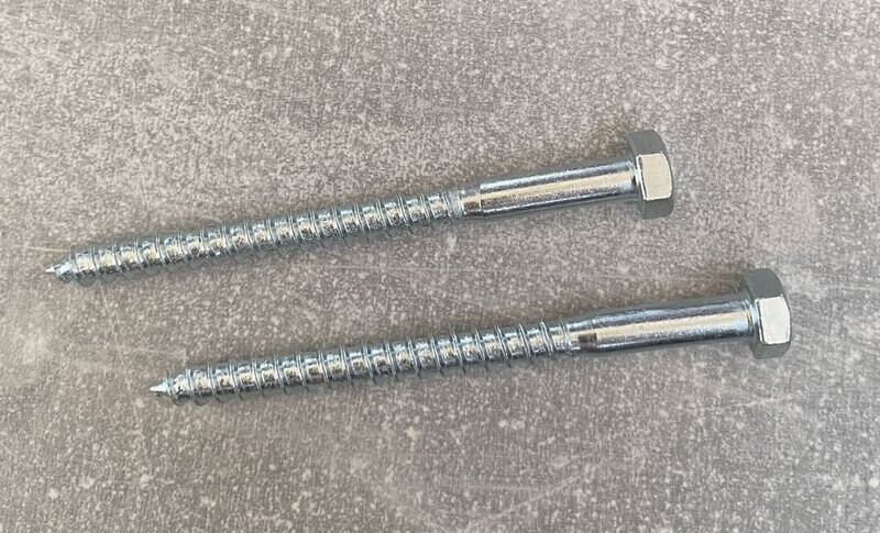 Puuruuvi M8x100mm -10kpl paketti