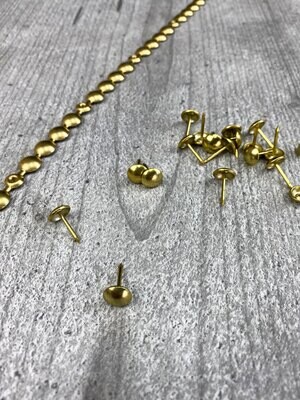 Naulakoristelista - messingöity / brass brilliant - 100cm