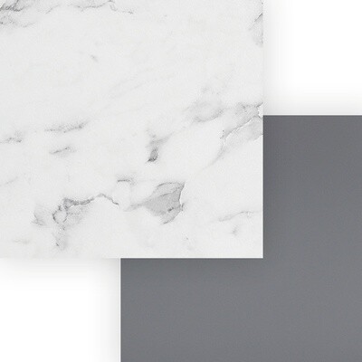 ALUCO Sisustuslevy / komposiittilevy - marmori / harmaa - 500x3650x4mm