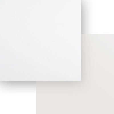 ALUCO Sisustuslevy / komposiittilevy - kiiltävän valkoinen / helmiäisvalkoinen - 500x3650x4mm