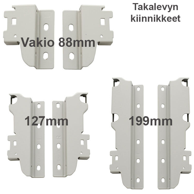 DTC dragon box - takasarjakiinnikkeet - kolme korkeutta