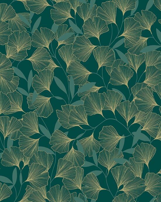 Attitude Ginko - petrooli kuviotapetti