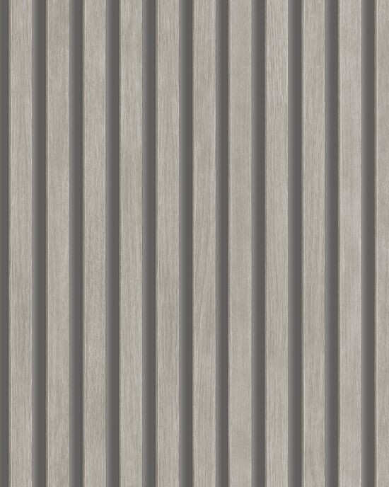 Ciara Hermes stripes - rimaseinä tapetti harmaa