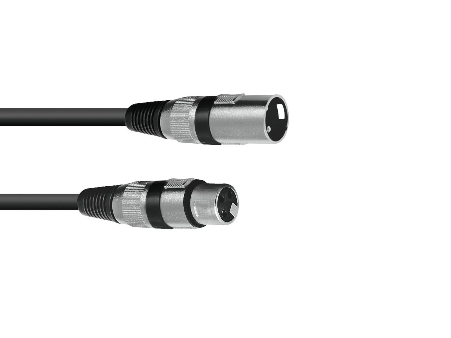 OMNITRONIC XLR-kaapeli 3-napainen 3m musta