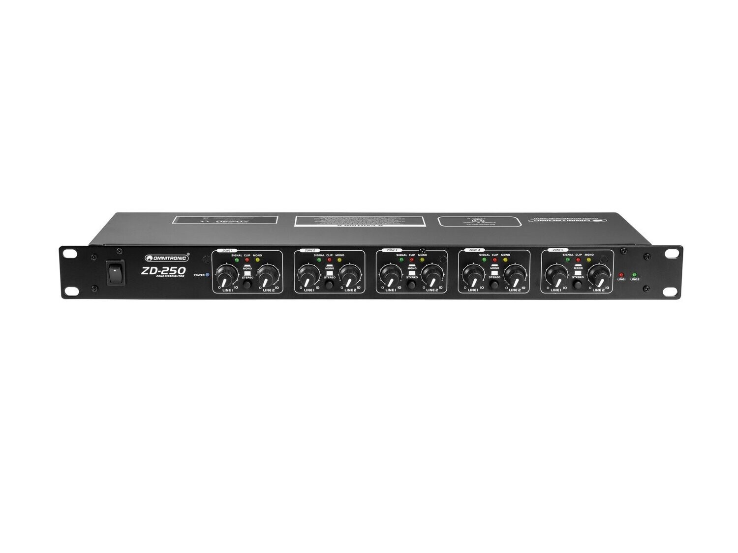 OMNITRONIC ZD-250B vyöhykejakaja