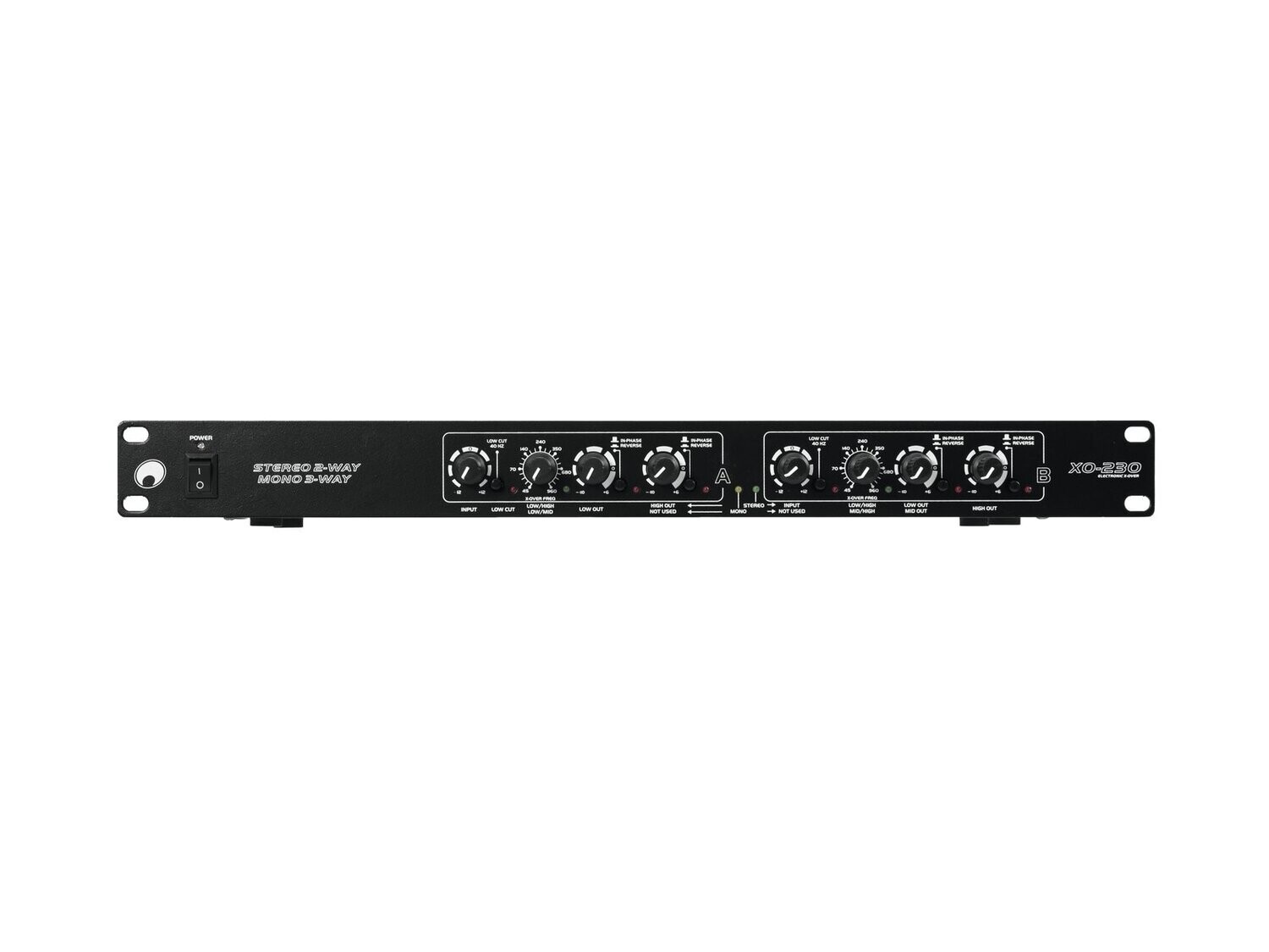 OMNITRONIC XO-230 Aktiivinen jakosuodin