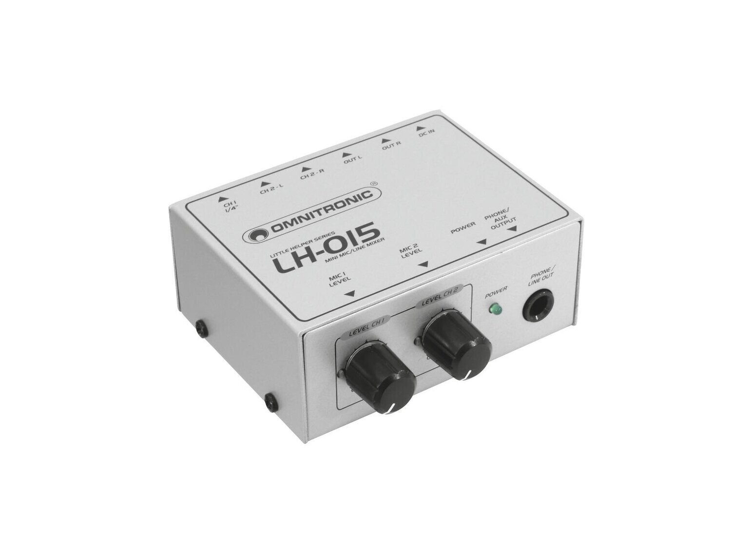 OMNITRONIC LH-015 2-kanavainen linjamikseri