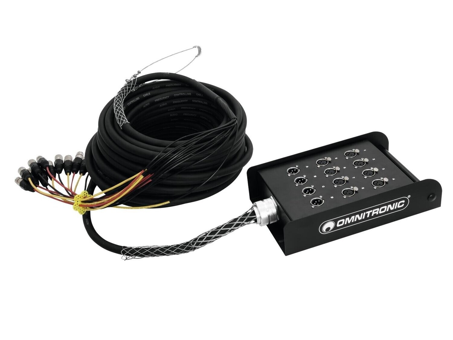 OMNITRONIC Moniytiminen XLR- Stagebox 8/4 30m
