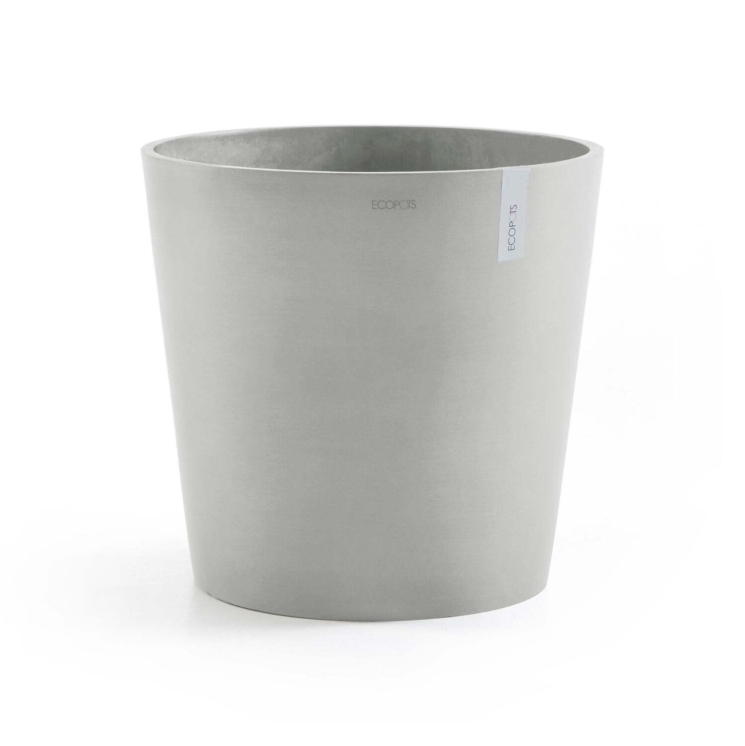 Kukkaruukku Amsterdam 50cm valkoharmaa